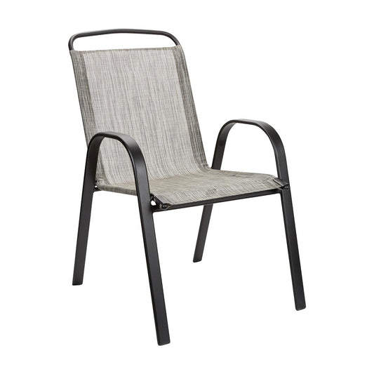 Stacking Sling Chair, Gray