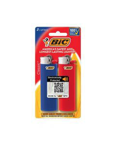 BIC Classic Lighters, Pocket Style, Lighter For Candles, Assorted Colors, 96-Count (Packaging May Vary)