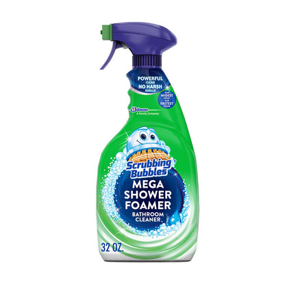 Scrubbing Bubbles Mega Shower Foamer, Rainshower Scent, 32 fl oz