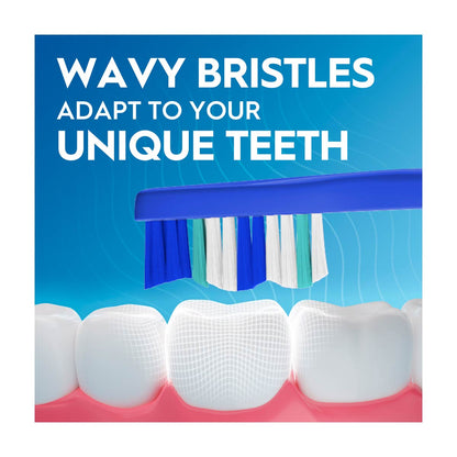 Oral-B Essential Clean Toothbrushes, Removes Plaque, Soft, 4 ct