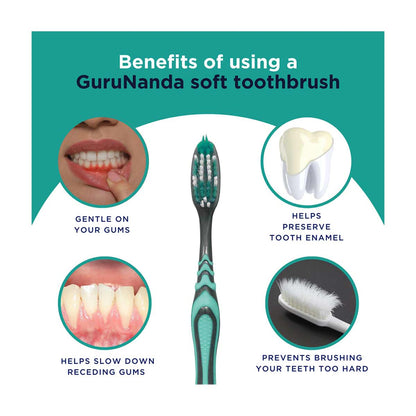 Guru Nanda Basics Everyday Clean Toothbrushes, Soft, 2 pk
