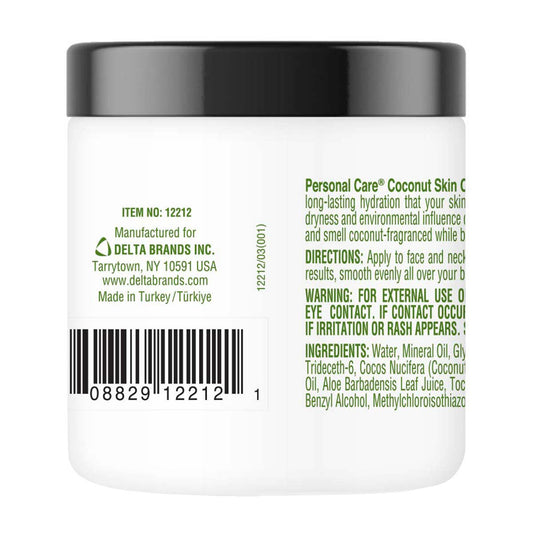 Personal Care Deep Moisturizing Skin Cream, Coconut - 6 oz