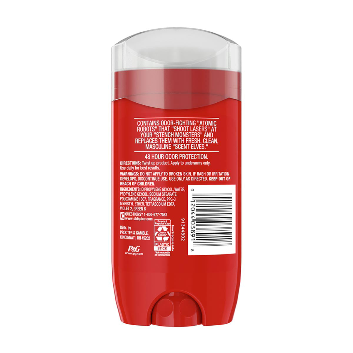 Old Spice High Endurance Deodorant for Men, Aluminum Free, Pure Sport Scent, 3.0 oz
