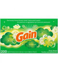 Gain Dryer Sheets - Original, 200 ct