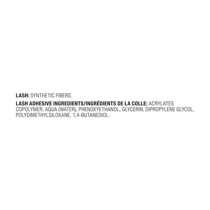 L.A. Colors False Lashes with Glue, 3 pk