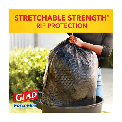 Glad ForceFlex Large Drawstring Trash Bags - Mountain Air, 30 gal - 14 ct