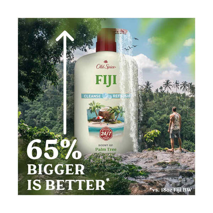 Old Spice Men's Body Wash Fiji with Palm Tree, 24/7 Shower Fresh, 25 oz