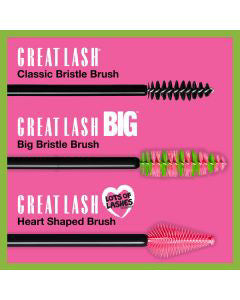 Maybelline Great Lash BIG Washable Mascara - Blackest Black