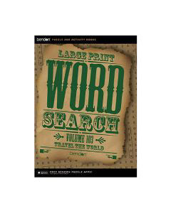 Bendon Large Print Word Search Puzzle Book