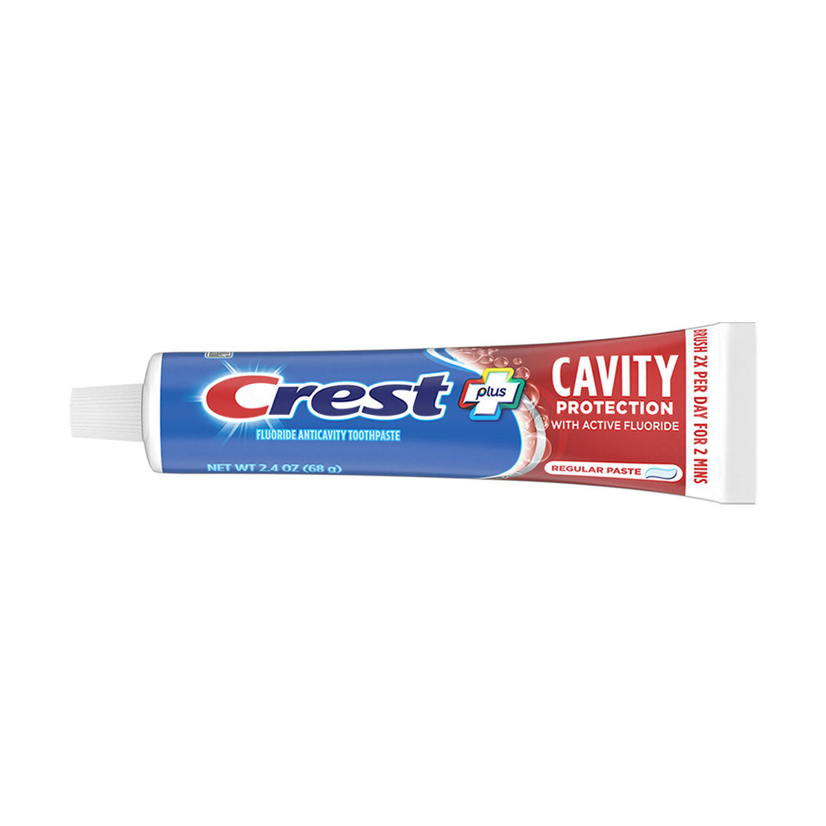 Crest Plus Cavity Protection Toothpaste, Regular Paste, 2.4 oz