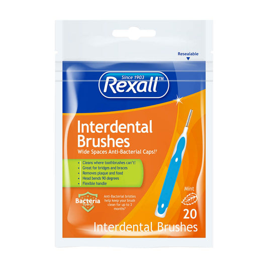 Rexall Interdental Brushes - Mint, 20 ct