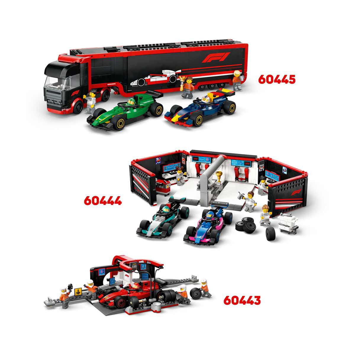 LEGO City F1 Driver with McLaren Race Car Building Toy 60442
