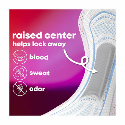 U by Kotex Balance Ultra Thin Overnight Pads with Wings, 26 ct