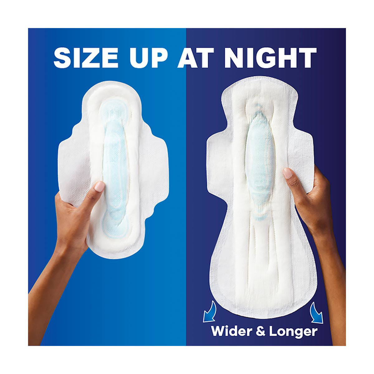 Always Maxi Pads with Wings, Size 2 Long Super, 18 ct