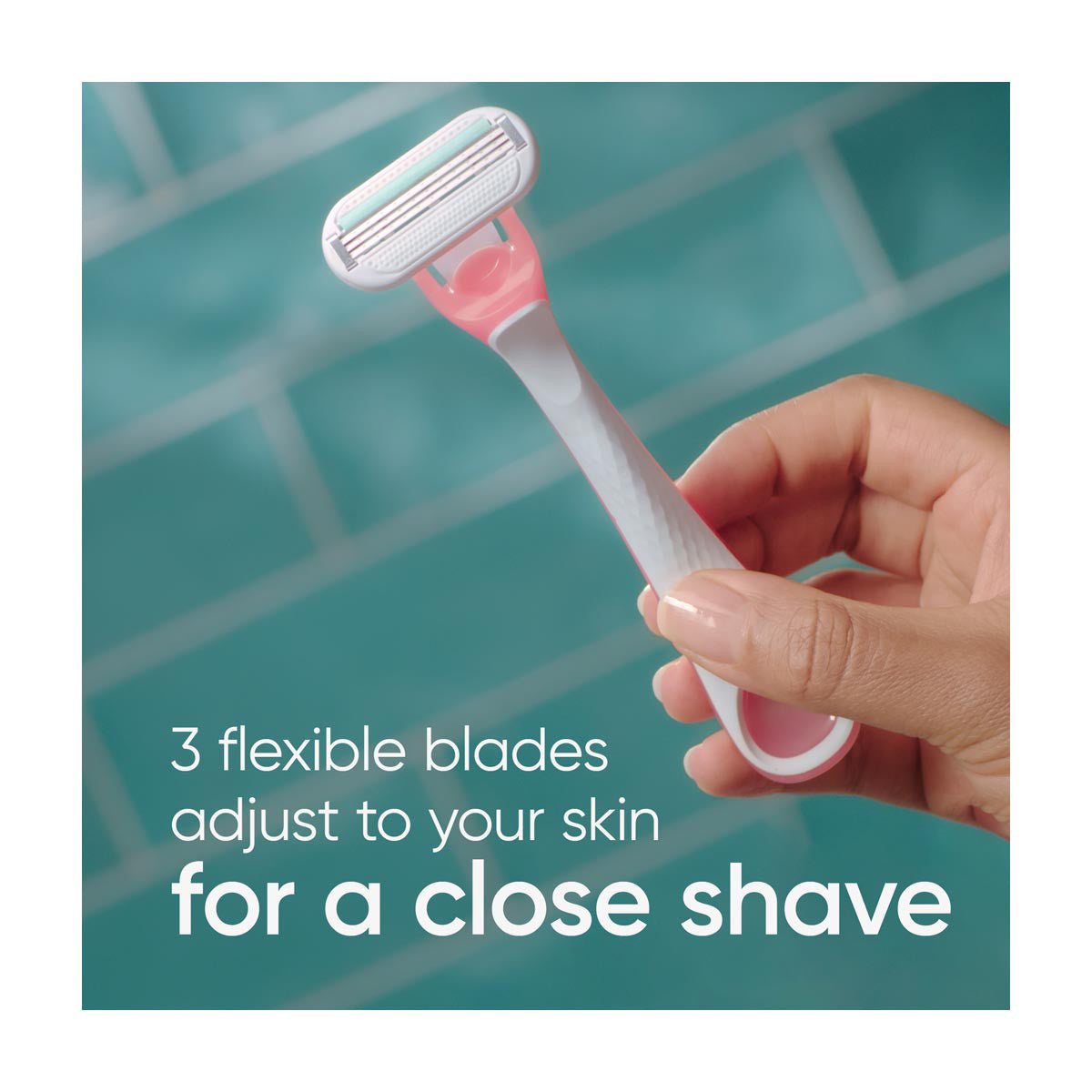 Venus Sensitive Women's Disposable Razor, 3 Count