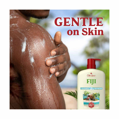 Old Spice Men's Body Wash Fiji with Palm Tree, 24/7 Shower Fresh, 25 oz