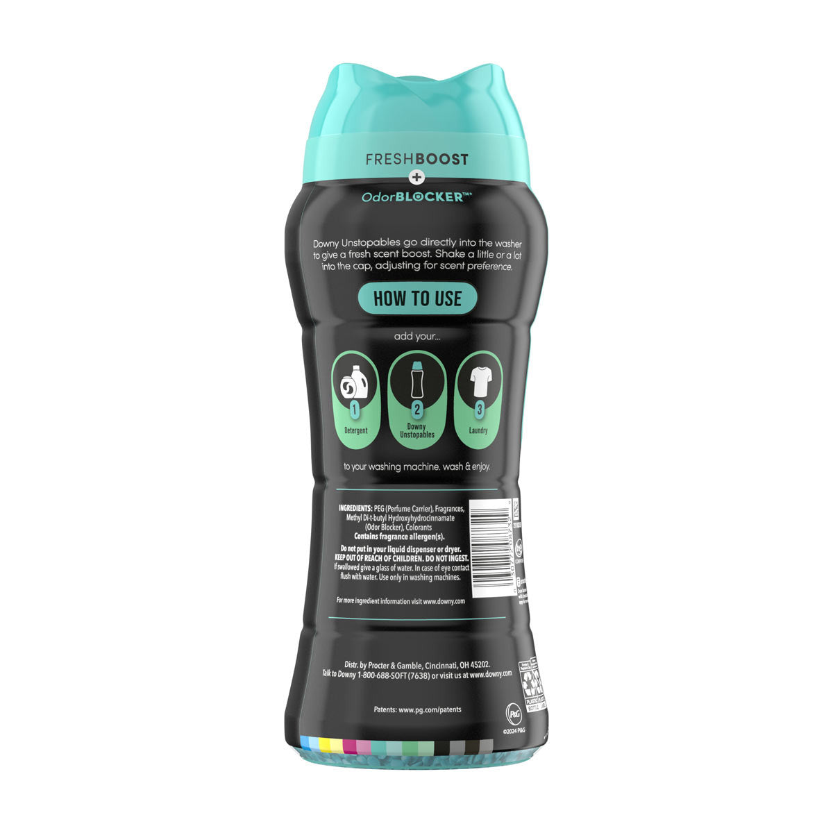 Downy Unstopables In-Wash Laundry Scent Booster Beads, Fresh, 13.4 oz