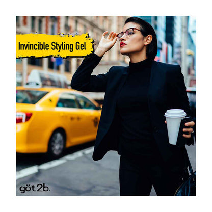 Got2b Ultra Glued Invincible Styling Hair Gel, 6 oz