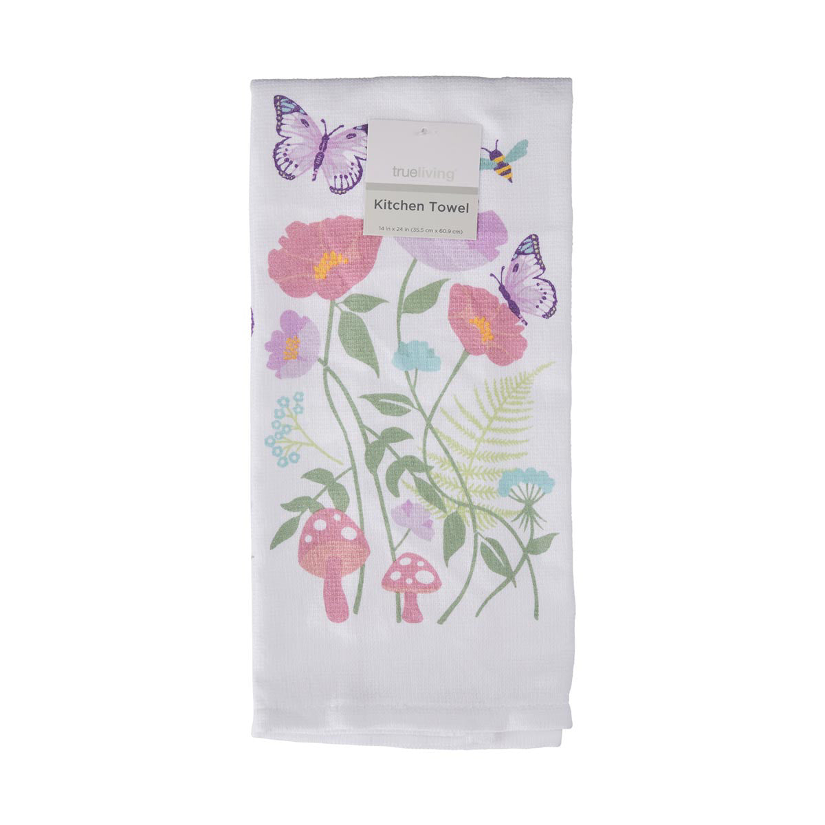 TrueLiving Kitchen Towels, 14 in x 24 in, Assorted