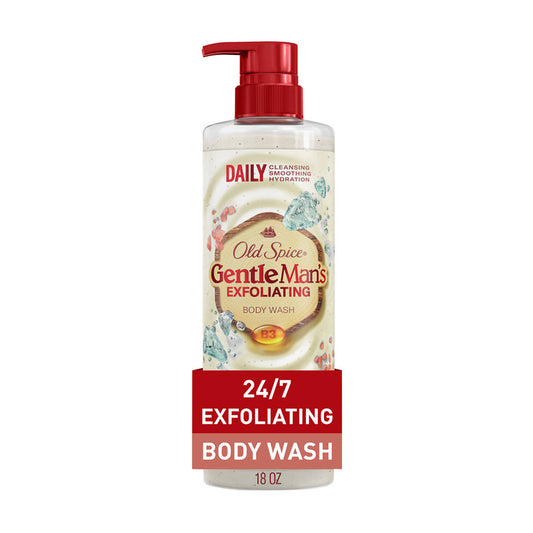 Old Spice Gentleman's Blend Exfoliating Body Wash, Himalayan Sea Salt, 18 oz (532 ml)