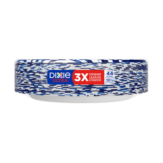 Dixie Ultra 10 Inch Flex-Proof Paper Plates, 44 ct