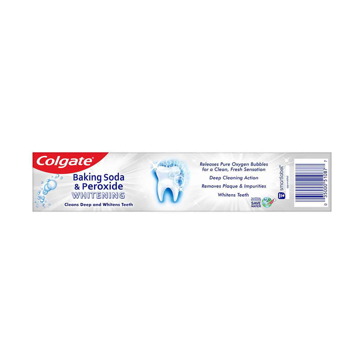 Colgate Baking Soda and Peroxide Whitening Toothpaste, Brisk Mint, 6 oz