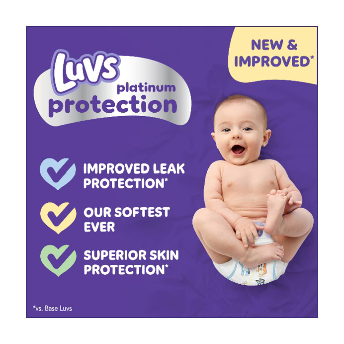 Luvs Platinum Protection Baby Diapers, Size 7 - 60 ct