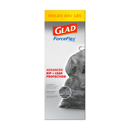 Glad ForceFlex Large Drawstring Trash Bags - Mountain Air, 30 gal - 14 ct