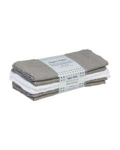 Super Value 18-Pack Multi-Purpose Washcloths, 100% Cotton, 11 in x 11 in, Assorted