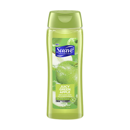 Suave Essentials Body Wash, Juicy Green Apple, 18 fl oz