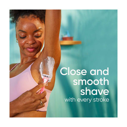 Venus Sensitive Women's Disposable Razor, 3 Count