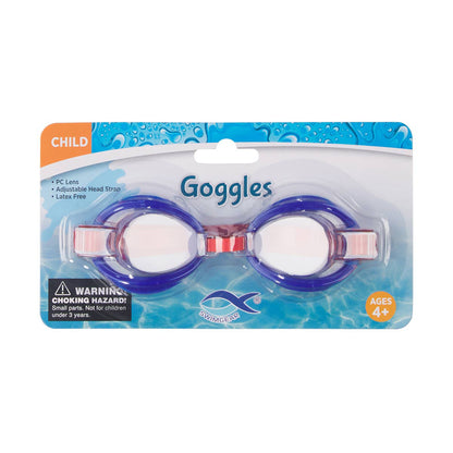 Kids Adjustable Strap Swim Goggles, 1 ct - Assorted