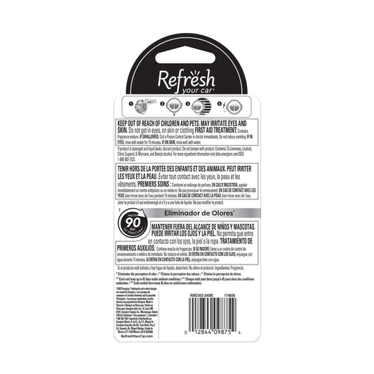 Refresh Your Car Air Freshener Diffuser, New Car/Cool Breeze, 2 ct