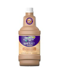 Swiffer WetJet Spray Mop Quickdry Formula Liquid Wood Floor Cleaner Refill, 42.2 fl oz