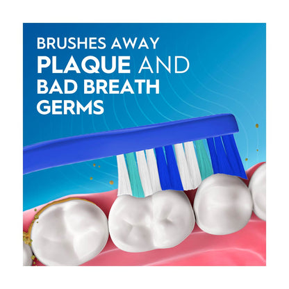 Oral-B Essential Clean Toothbrushes, Removes Plaque, Soft, 4 ct