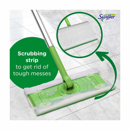 Swiffer Sweep + Mop, Broom & Mop Alternative, Dry & Wet Floor Cleaner, Fresh Scent, Cleaning Set