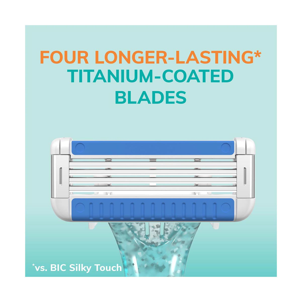 BIC EasyRinse Women's Disposable Razors - 4 Blades, 2 ct