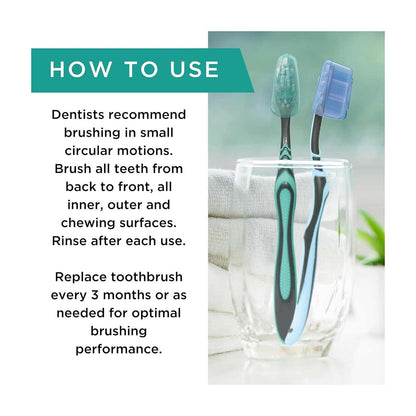 Guru Nanda Basics Everyday Clean Toothbrushes, Soft, 2 pk