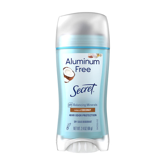 Secret Aluminum Free Deodorant for Women, Coconut, 2.4 oz
