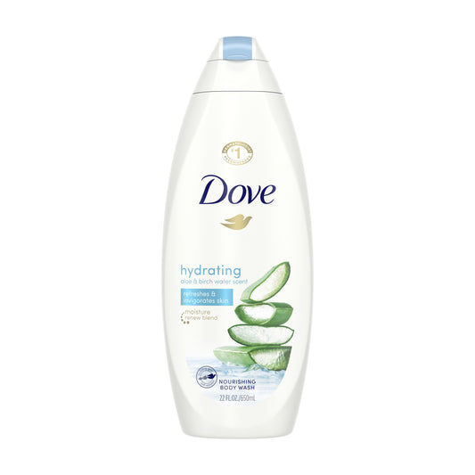 Dove Invigorate Aloe & Eucalyptus Body Wash 20 Oz