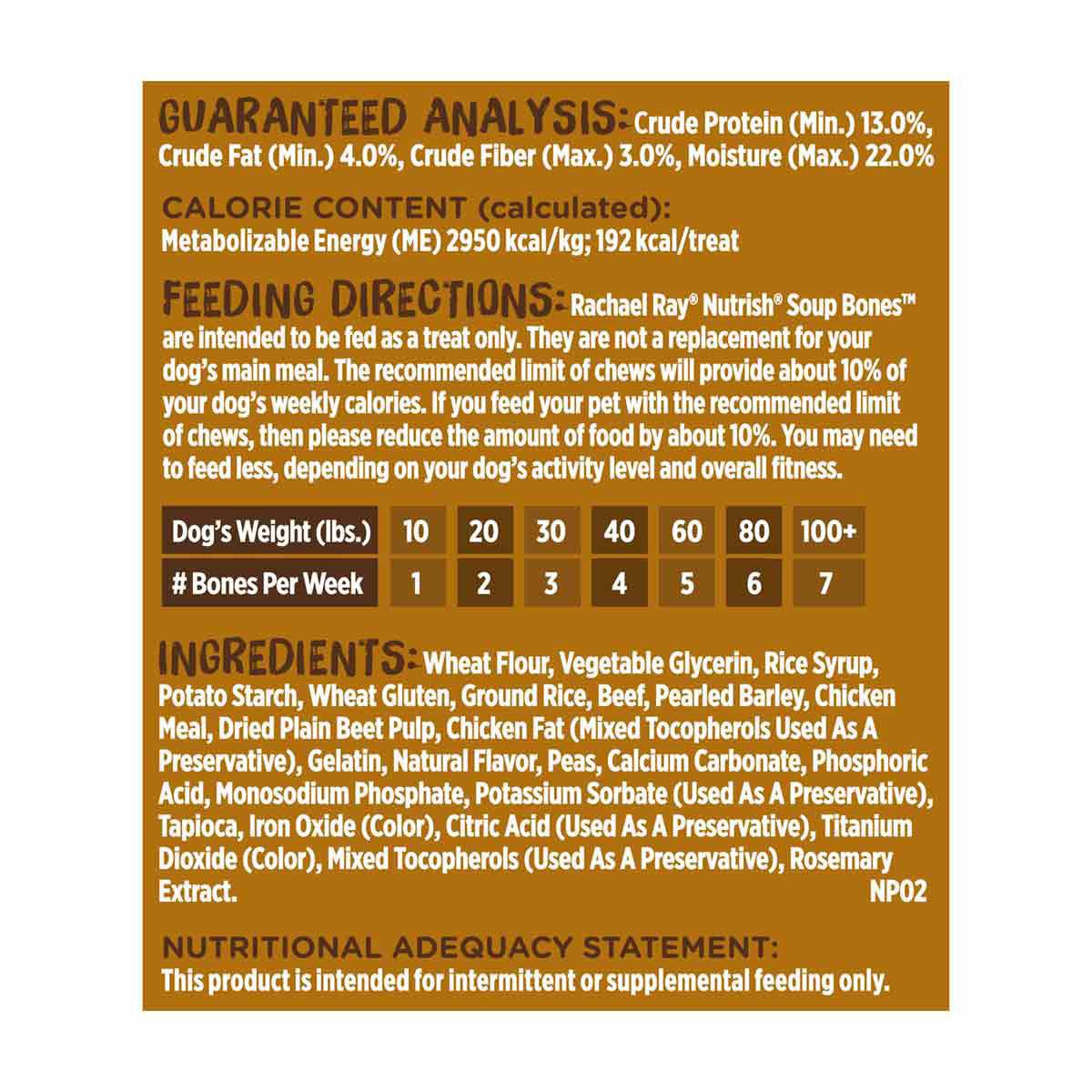 Rachael Ray Nutrish Soup Bones with Real Beef & Barley, 6.3 oz - 3 ct
