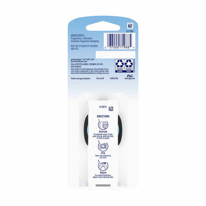 Febreze AUTO Air Freshener, Odor-Fighting Automotive Vent Clip, Evening Woods Scent, 1 Count