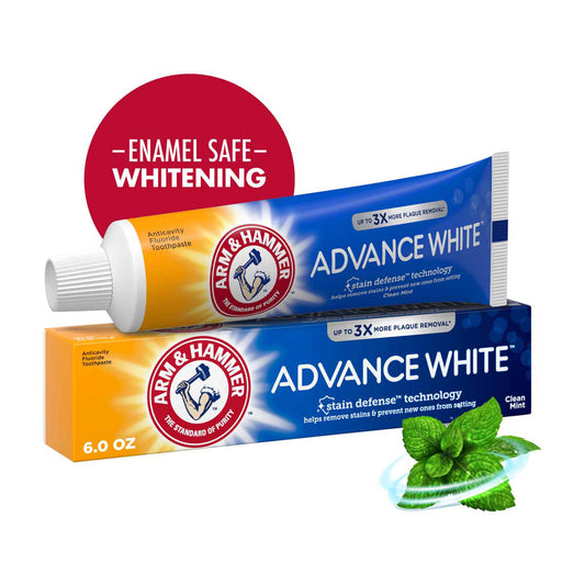 ARM & HAMMER Advance White Toothpaste, Clean Mint, 6.0 oz