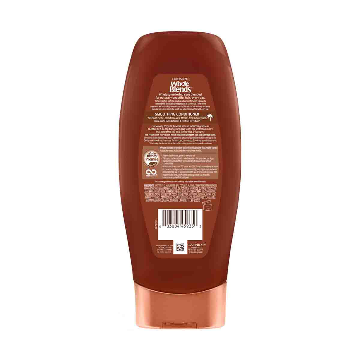 Garnier Whole Blends Smoothing Conditioner Coconut Oil & Cocoa Butter Extract - 12.5 fl oz