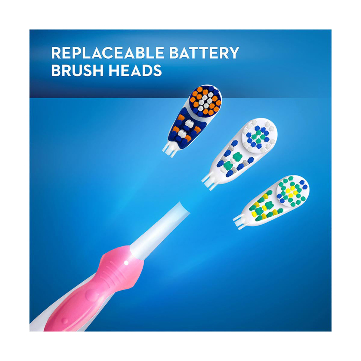 Oral-B Complete Deep Clean Battery Powered Electric Toothbrush, 1 Count, Colors May Vary