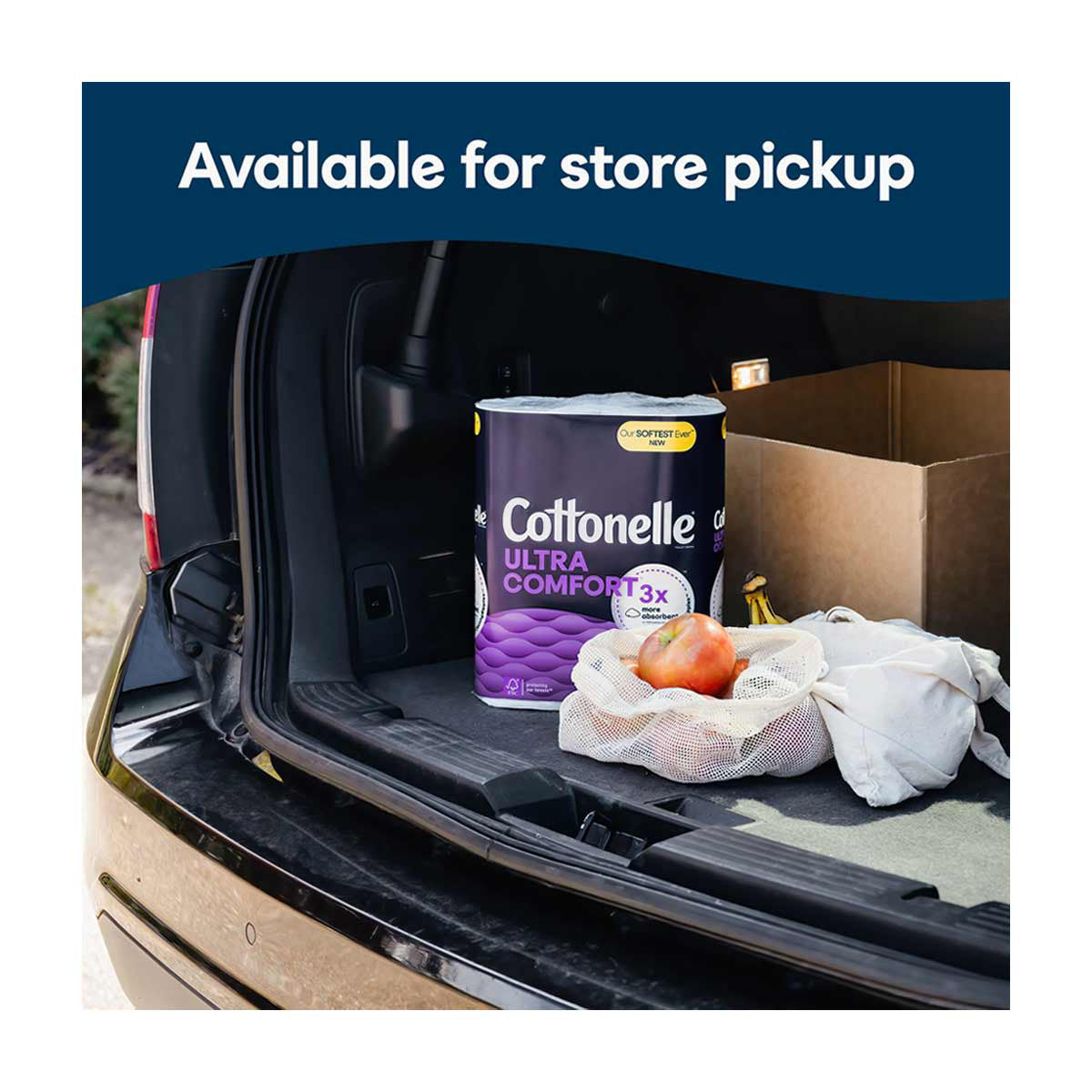 Cottonelle Ultra Comfort Toilet Paper, Strong Toilet Tissue, 9 Mega Rolls (9 Mega Rolls = 36 Regular Rolls), 244 Sheets Per Roll