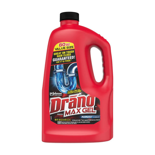 Drano® Max Gel Clog Remover, 80 oz, 1 ct