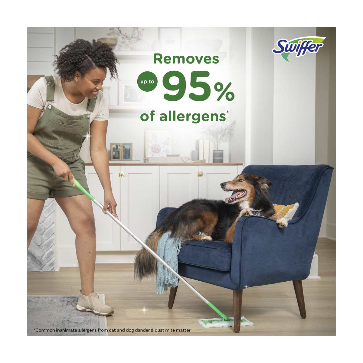 Swiffer Sweep + Mop, Broom & Mop Alternative, Dry & Wet Floor Cleaner, Fresh Scent, Cleaning Set