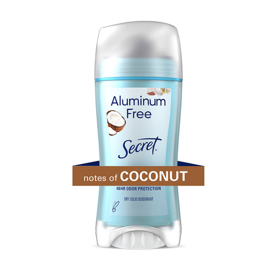 Secret Aluminum Free Deodorant for Women, Coconut, 2.4 oz