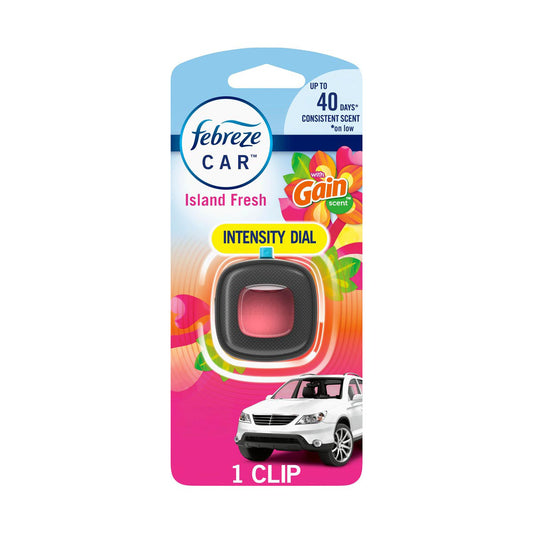 Febreze Car Vent Clip, Gain Island Fresh Scent, 1 ct